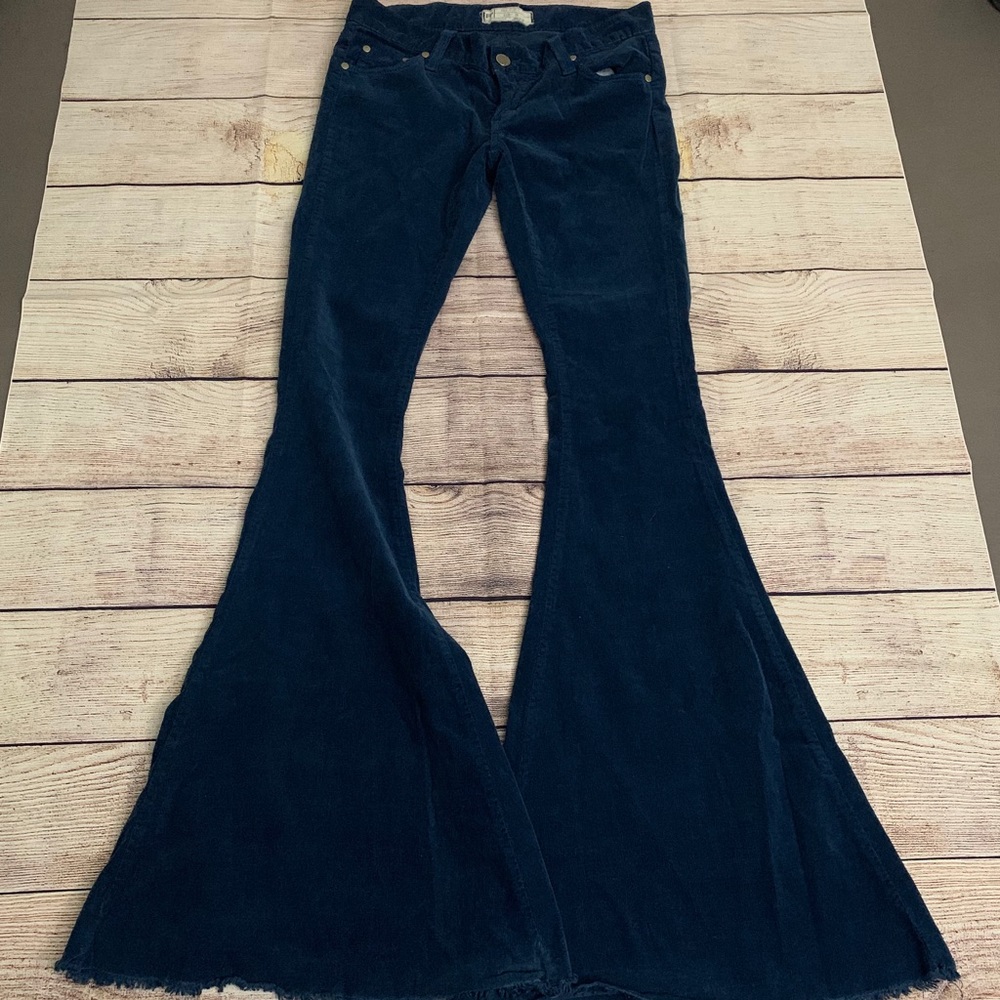 FREE PEOPLE Corduroy Super Flare Bell Bottom Pants